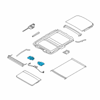 OEM 2009 Lincoln MKS Motor Diagram - 8A5Z-15790-A