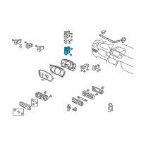 OEM 2007 Honda Pilot Switch Assembly, Multi (Graphite Black) Diagram - 35825-STW-A01ZA