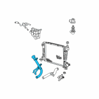 OEM 2004 Lincoln LS Lower Hose Diagram - XW4Z-8286-AA