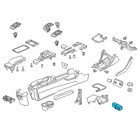 OEM 2020 Honda Civic Light Assy Access Diagram - 34750-TBA-A01