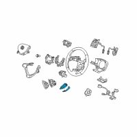 OEM 2013 Acura TSX Switch Assembly, Multi Information (Premium Black) Diagram - 35875-TL0-E01ZA