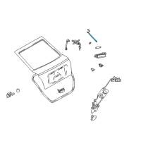 OEM 2003 Hyundai Elantra Lifter Assembly-Tail Gate Diagram - 81771-2D211