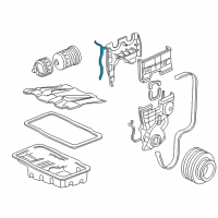 OEM Acura Rubber, Passenger Side Back Seal Diagram - 11832-PR4-A00