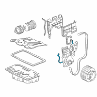 OEM 1996 Acura Integra Rubber, Seal (Lower) Diagram - 11831-P72-A00