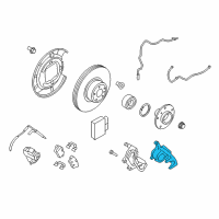 OEM 2016 BMW Z4 Brake Caliper Left Diagram - 34-20-6-786-057