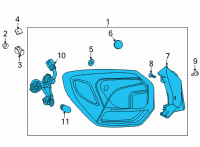 OEM 2020 Buick Encore GX Tail Lamp Diagram - 42747396