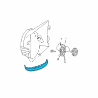 OEM 2016 Ram 1500 SHROUD-Fan Diagram - 55056862AB