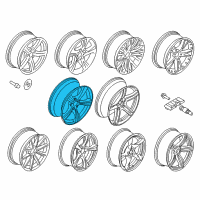OEM 2015 BMW Z4 Light Alloy Rim Diagram - 36-11-6-787-656