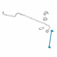 OEM 2022 Acura ILX Link, Left Front Stabilizer Diagram - 51321-TR0-A01