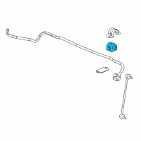 OEM 2015 Honda Civic Bush, Front Stabilizer Holder Diagram - 51306-TR0-A51