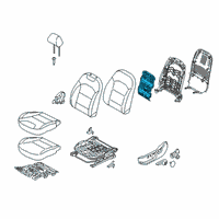 OEM Kia Niro EV Heater-Front Seat Back Diagram - 88390G5000