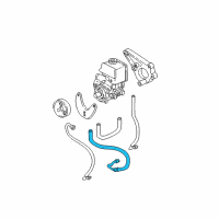 OEM 2002 Pontiac Firebird Return Hose Diagram - 26068527