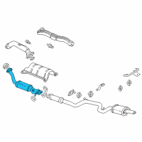 OEM 2000 Buick Century 3Way Catalytic Convertor Assembly (W/ Exhaust Manifold P Diagram - 12563201