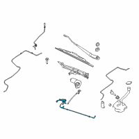 OEM Lincoln Upper Hose Diagram - AE9Z-17A605-A