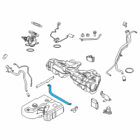 OEM 2014 BMW 535d xDrive Tension Strap Diagram - 16-19-7-305-088