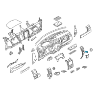 OEM 2011 Lincoln Town Car Cover Socket Diagram - BL3Z-19N236-A