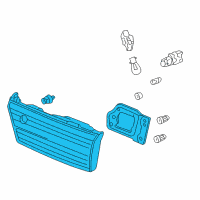 OEM 2003 Honda Accord Lamp Unit, L. Diagram - 34156-SDA-A01