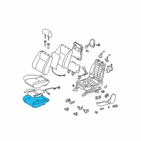 OEM 2005 Toyota Camry Seat Cushion Pad Diagram - 71512-AA030