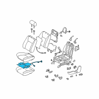 OEM 2004 Toyota Camry Heater Assembly, Seat Diagram - 87510-06030