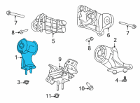 OEM Ford Bronco INSULATOR ASY Diagram - MB3Z-6038-D