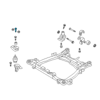 OEM 2014 Kia Sedona Bolt-Flange Diagram - 1140612456K