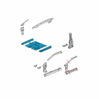 OEM 2006 Honda Civic Floor, FR. Diagram - 65100-SVB-A00ZZ