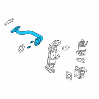 OEM 2020 Honda Clarity Pipe Assy., EGR Diagram - 18717-5R0-010