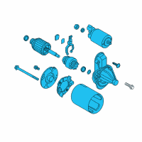 OEM Hyundai Starter Assembly Diagram - 36100-2B100