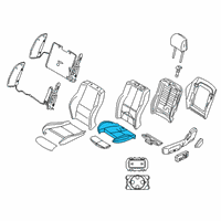 OEM BMW M340i Foam Part, Sports Seat Diagram - 52-10-6-994-373