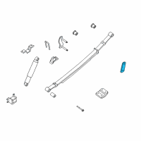 OEM 2008 Nissan Xterra Shackle-Rear Spring Diagram - 55221-EB000