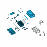 OEM 2009 Lexus LS600h Battery Assy, Hv Supply Diagram - G9510-50011