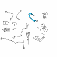 OEM Dodge Tube-EGR Valve To Intake PLENUM Diagram - 4593582AB