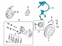 OEM Nissan Rogue Harness Assembly-ANTISKID&Parking Brake, LH Diagram - 479A7-6RR0A