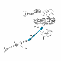 OEM 1999 Jeep Wrangler Intermediate Shaft Diagram - 5102531AA