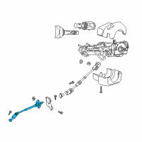 OEM 2002 Jeep Wrangler Intermediate Shaft Diagram - 52078705AD