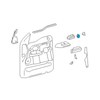 OEM Ford F-150 Lock Switch Diagram - 5L1Z-14028-BB