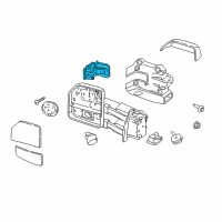 OEM 2017 Ford F-250 Super Duty Signal Lamp Diagram - HC3Z-13B375-A