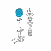 OEM 2015 Ford Fusion Coil Spring Diagram - DG9Z-5310-D