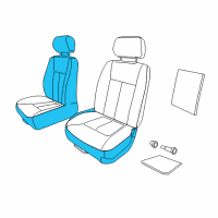 OEM 2011 Ram Dakota Pad-Seat Cushion Diagram - 5161574AB