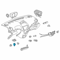 OEM 2015 Chevrolet Spark Headlamp Dimmer Switch Diagram - 95972697