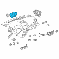 OEM Chevrolet Spark EV Cluster Diagram - 42396317