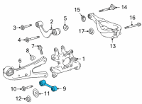 OEM 2020 Toyota Highlander Lateral Link Diagram - 48710-0E090