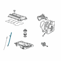 OEM Saturn L100 Tube Asm-Oil Level Indicator Diagram - 24432991