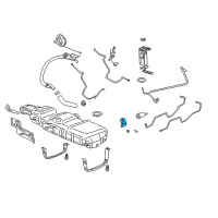 OEM 2001 Oldsmobile Silhouette Bracket-Fuel Filter Diagram - 10253746