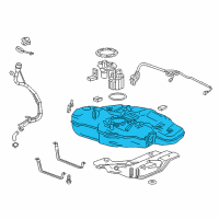 OEM 2018 Chevrolet Cruze Fuel Tank Diagram - 39007284