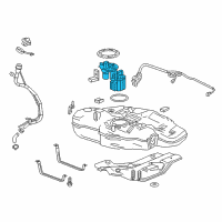 OEM 2019 Chevrolet Cruze Fuel Pump Diagram - 13510676