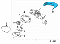 OEM 2022 Lincoln Corsair COVER Diagram - LJ7Z-17D742-AA