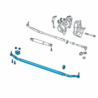 OEM 2015 Ram 2500 Tube-Steering Linkage Diagram - 68369918AE