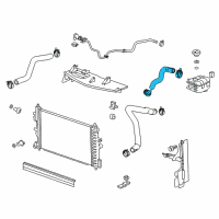 OEM Buick Verano Reservoir Hose Diagram - 22875775