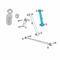 OEM 2009 Dodge Ram 1500 Upper Control Arm Diagram - 52855800AF